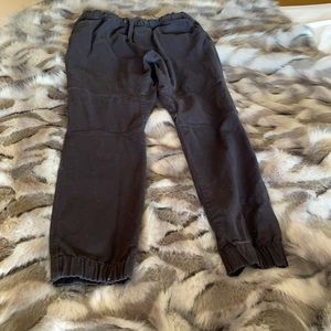 Black joggers